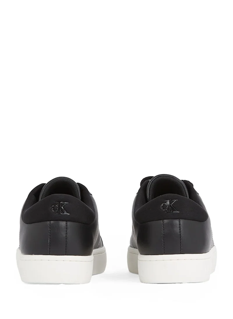 كالفن كلاين جينز Classic Cupsole Low Lace-Up Leather Trainers
