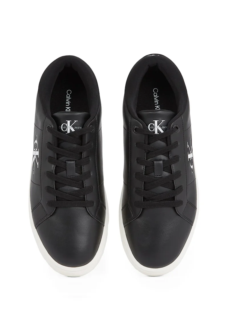 كالفن كلاين جينز Classic Cupsole Low Lace-Up Leather Trainers