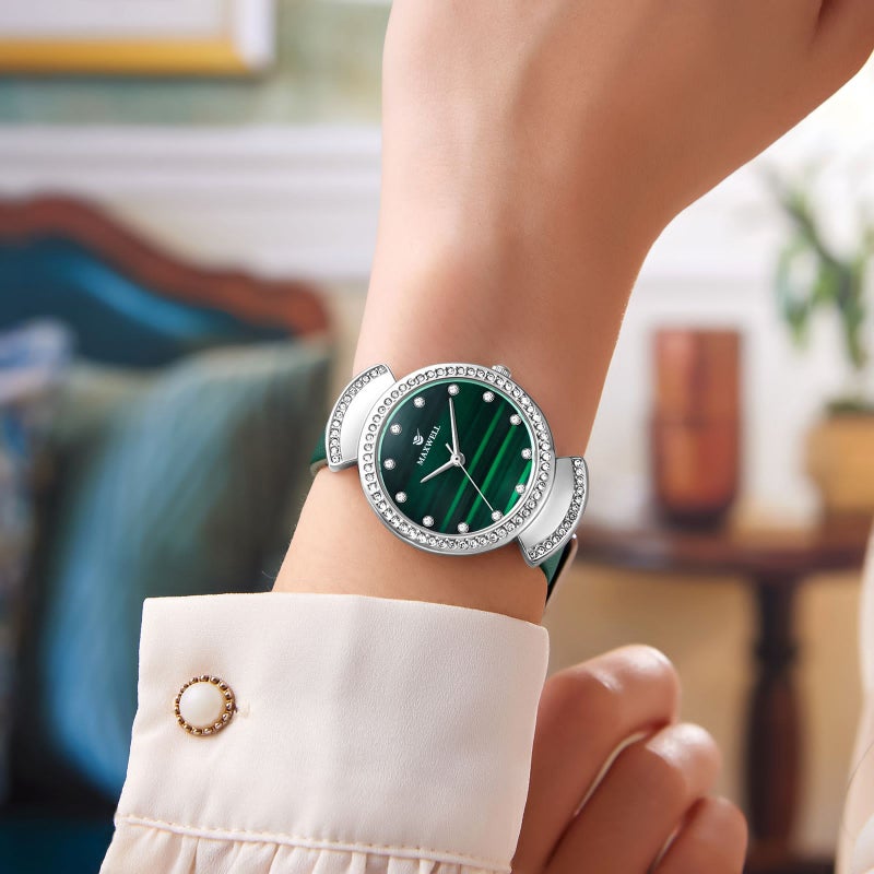 ماكسويل مكسويل ساعه جلد نسائي الاصليه تصميم ماركات