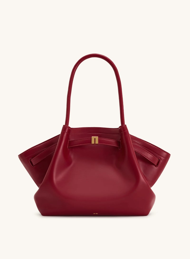 JW PEI Hana Medium Tote Bag - Claret - Image 1