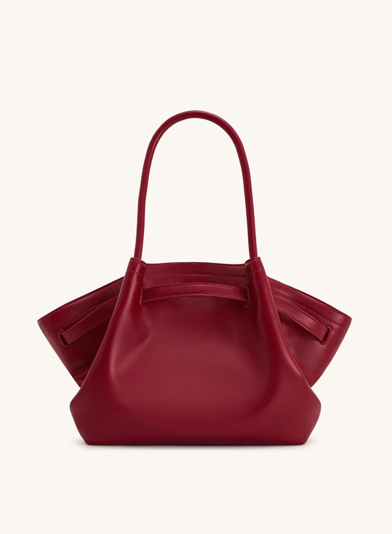 JW PEI Hana Medium Tote Bag - Claret - Image 4
