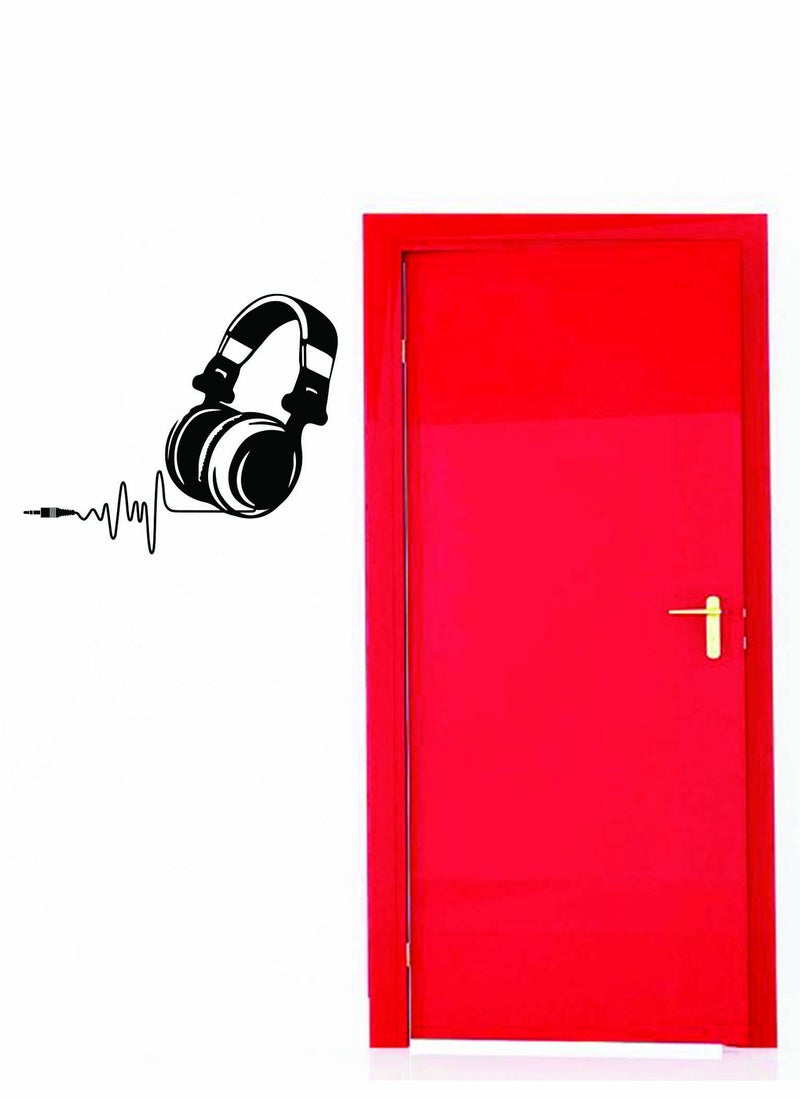 Spoil Your Wall Headphone with Audio Jack Cable Wall Decal - Wall Arts Home Décor - Wall Sticker, 60x50 cm by Spoil Your Wall - Image 4