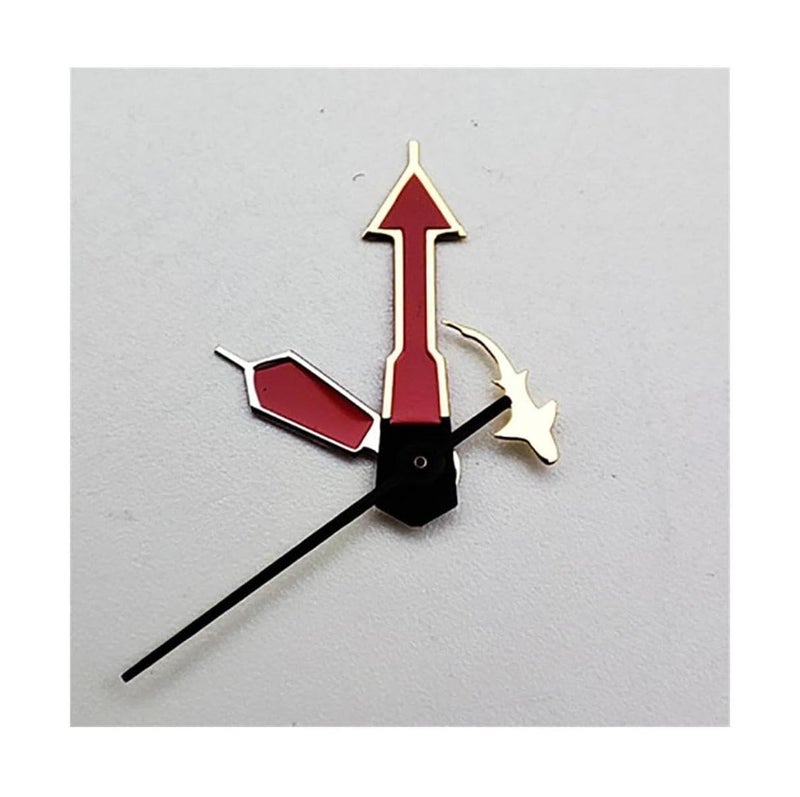 Red Small Goldfish Watch Hands Replacement For NH35 NH36 Watch Movements - Image 2