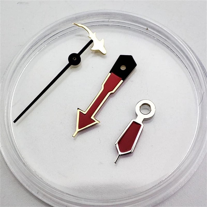 Red Small Goldfish Watch Hands Replacement For NH35 NH36 Watch Movements - Image 4