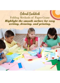 MARKQ 100 Sheets Colored Cardstock, A4 180gsm Thick Color Paper sheets Construction Paper for Printing Scrapbooking Card Making DIY Arts Crafts - 10 Assorted Colors, 210 x 297 mm  - Image 4