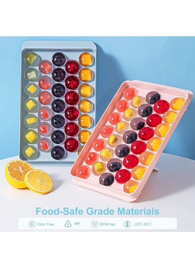 Generic - Mini Circle Ice Cube Tray Molder with Lid - Image 1