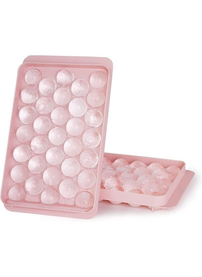 Generic - Mini Circle Ice Cube Tray Molder with Lid - Image 1