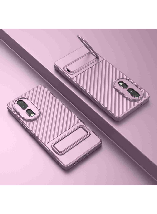 جرين تايجر جراب لهاتف Honor 80 5G مصنوع من مادة TPU ذات ملمس مموج مع غشاء عدسة - Image 5