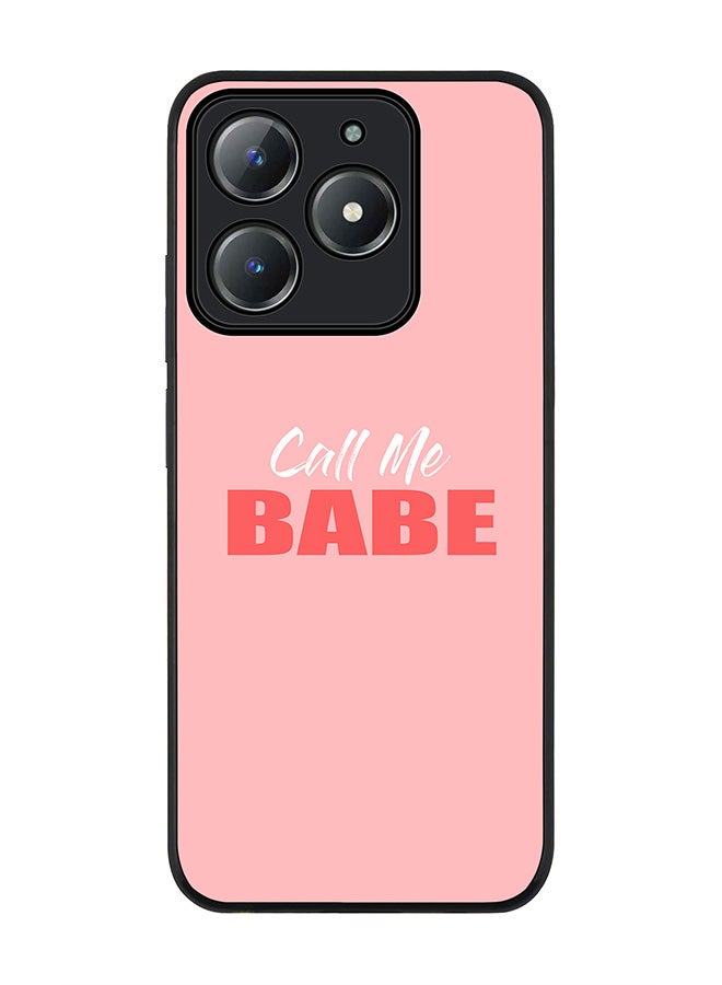 Stylizedd For Realme C63 / Realme C61 4G Case,Slim fit Camera Protection, Shockproof Thin Phone cover  - Call me babe - Image 1
