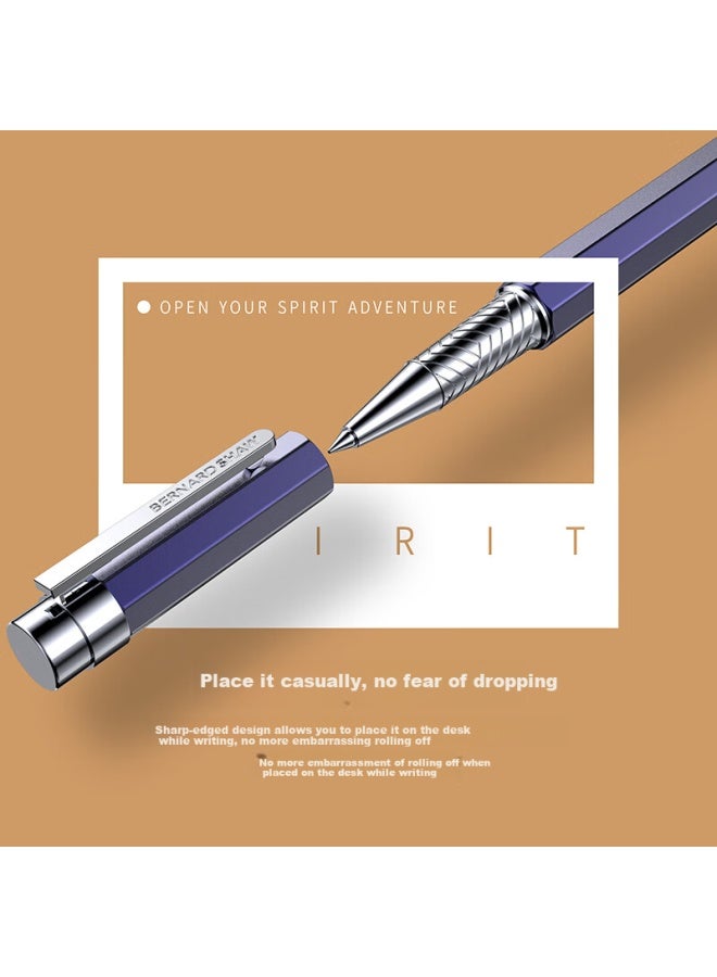 Bernard Shaw Lavender Purple Bead Pen Set With Signature Pen Core Gift Box, Business High-end Men's Office Stationery Gift, Lover's Gift, High-end Birthday Gift - Image 3