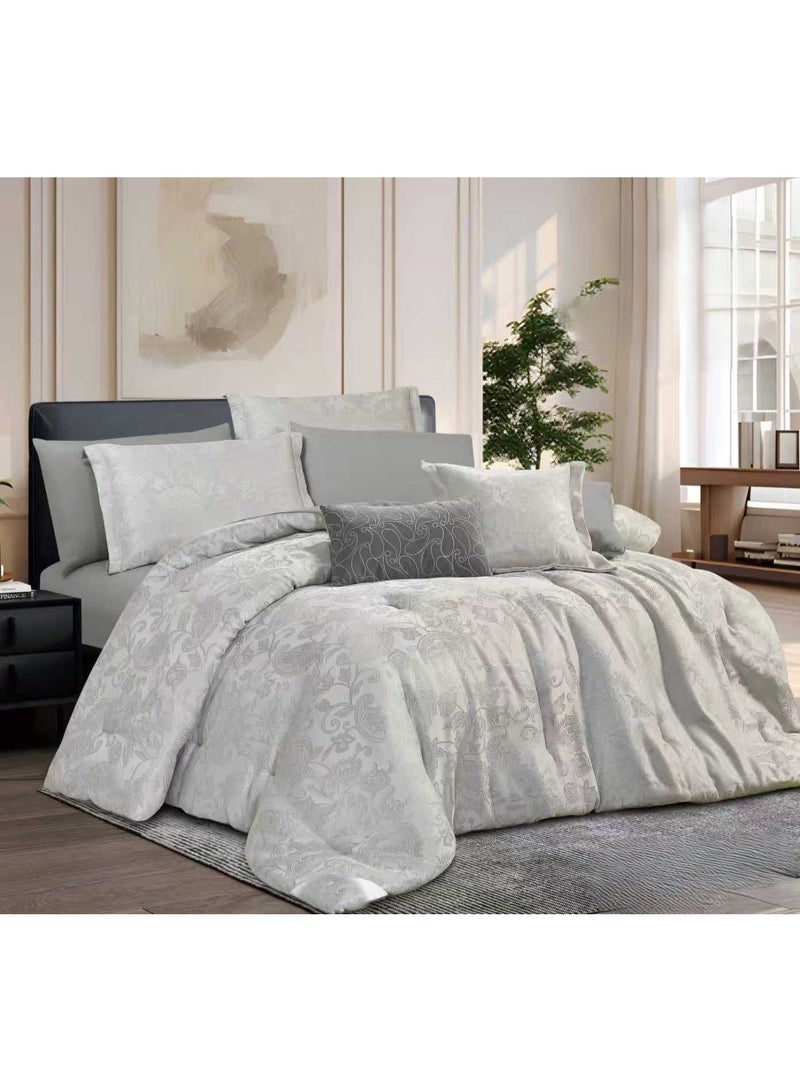 Horse Luxury Jacquard Double Bed Duvet Set - Image 2