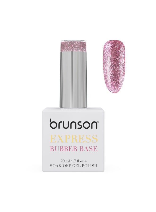 brunson Rubber Base Gel Nail Polish 20Ml - French Rubber Base Coat Long-Lasting, Durable And Chip-Resistant Nail Strengthener Gel Nail Polish Base Coat For Manicure And Pedicure