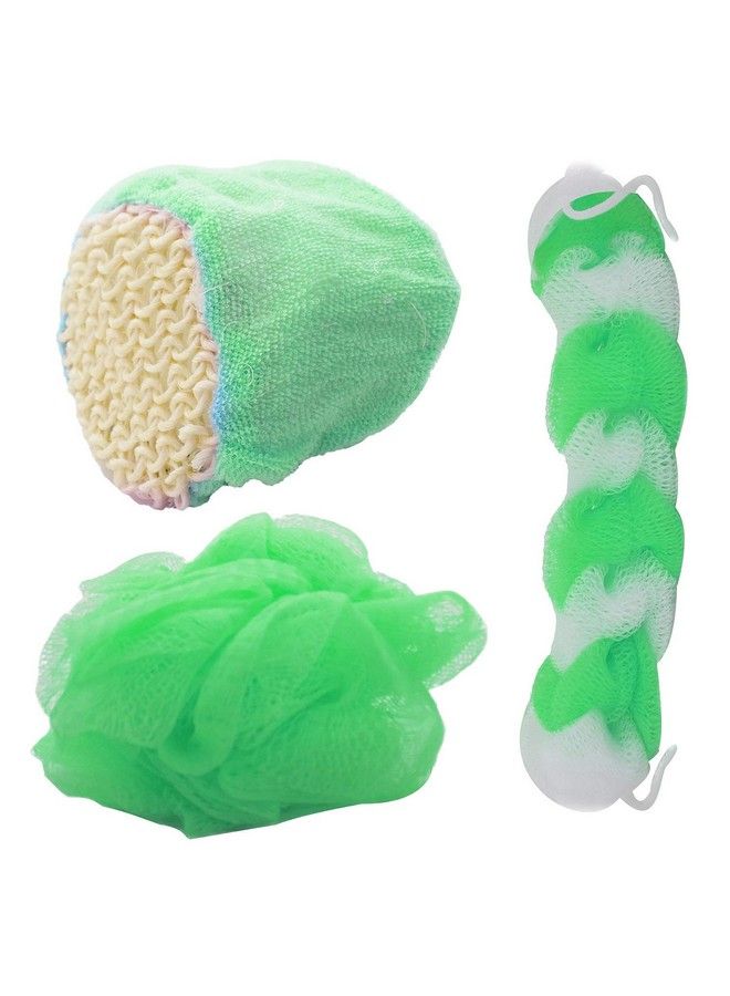 Fully Bathing Body Wash Scrubber Mesh Net Bath Ball Shower Pouf For Men And Women Randomly Color - Image 2