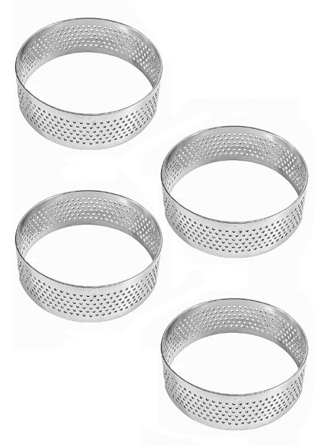 Morlife 4 Pieces Round Tart Ring 7cm - Image 1