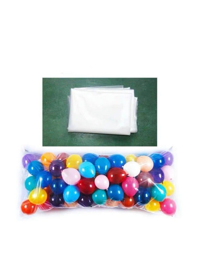 Simple polymer 98.4 X 59 Inch Plastic Balloon Bag Clear Giant Storage Bags For Birthday Celebration New Year’S Eve Party Supplies - Image 3