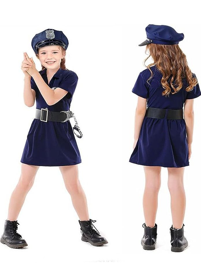Policemen Cosplay Set，Fancy Dress for Girls - Image 2