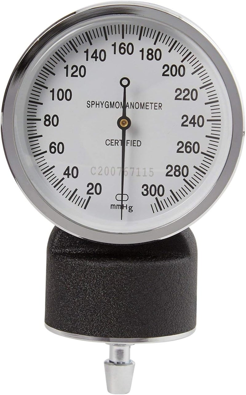 McKesson Blood Pressure Gauge for Standard Aneroid Sphygmomanometers 300mmHg NoPin Stop 1 Count - Image 1
