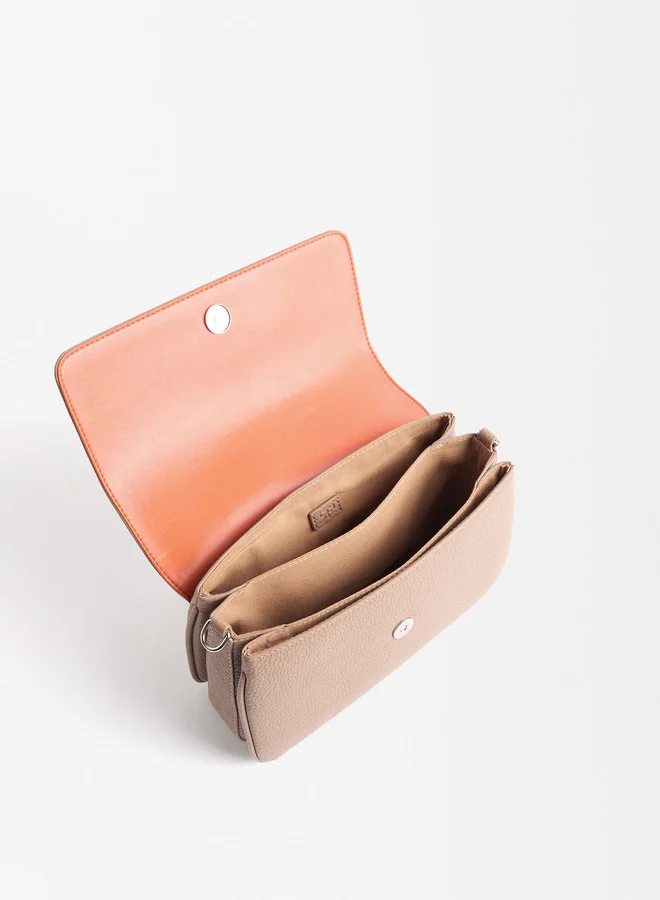 PARFOIS Crossbag With Flap Closure