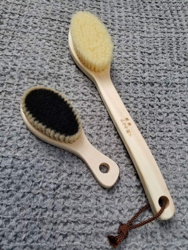 IPPINKA Japanese Dry Body Brush for Dry Brushing Exfoliates and Improves Circulation - Image 5