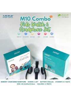 CCIT CCIT M10 1.69 Inch Display Smart Watch With HD Camera 192 MB ROM and Headphone Combo For Kids Pink  - Image 4