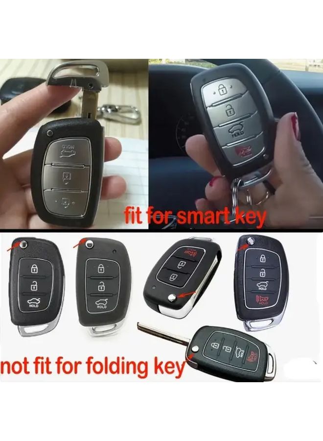 3 أزرار غطاء مفتاح السيليكون مع قفل فتح إنذار زر ذعر - Image 3