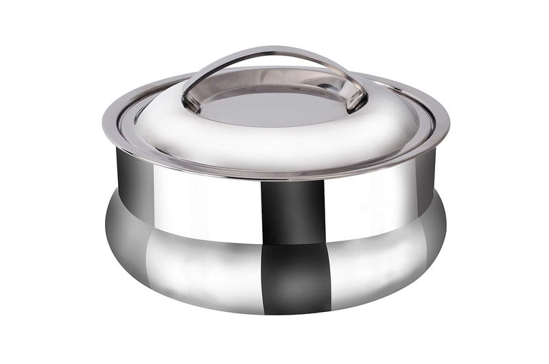 Petals Stainless Steel Insulated Hot Pot Belly Casserole 3 litres Standard Multicolor - Image 2