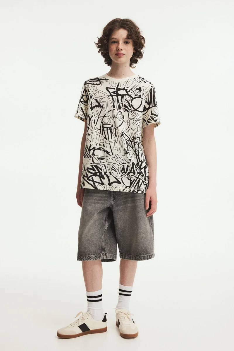 H&M Printed cotton T-shirt