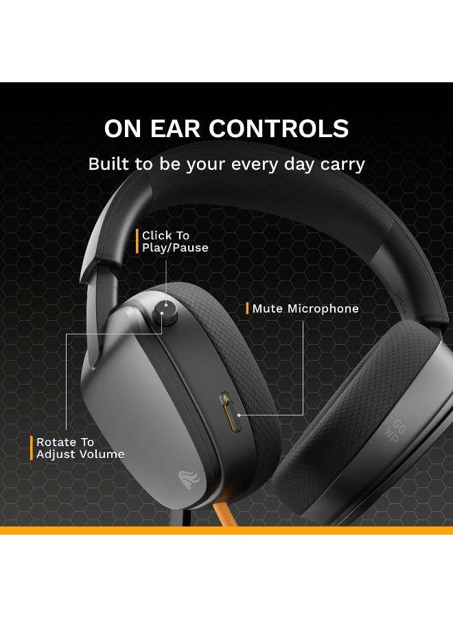 GLORIOUS GHS Eternal Stereo Gaming Headset for PC, PS5, PS4, Xbox, Switch - Specially Tuned Driver, Adjustable Detachable Microphone, 3.5mm - Durable, All Day - Black - Image 5