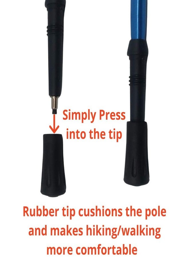 Sand Dipper Rubber Walking Tips | 2 Pack - Image 2