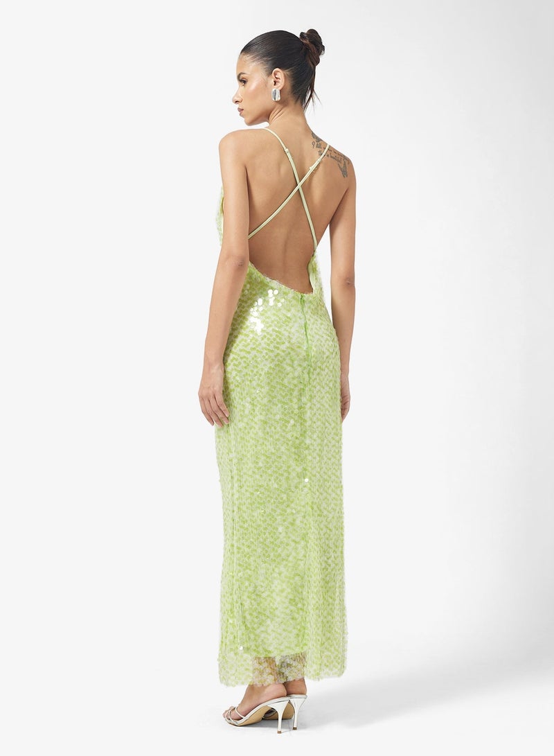 جينجر فستان حورية البحر مزين بالترتر - Image 4