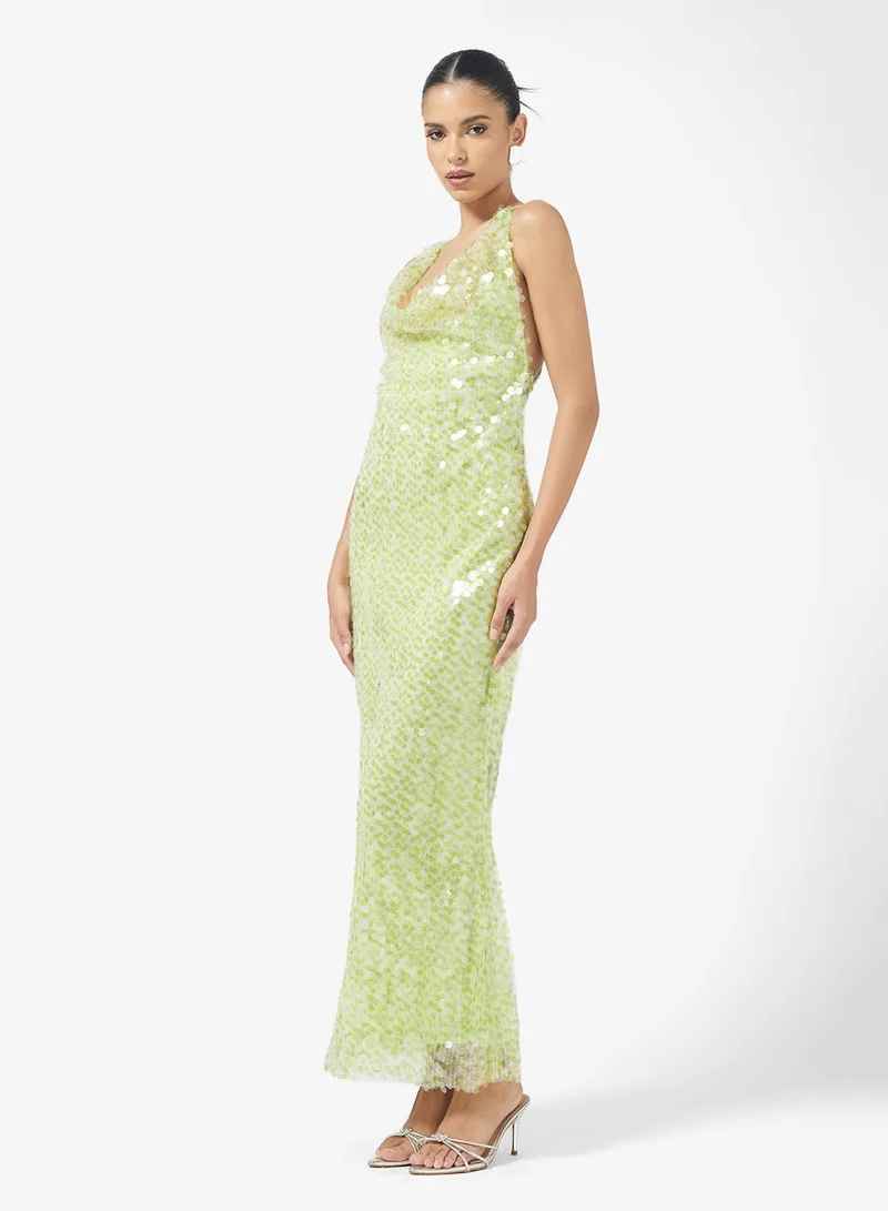 Ginger Sequin Embellished Mermaid Dress