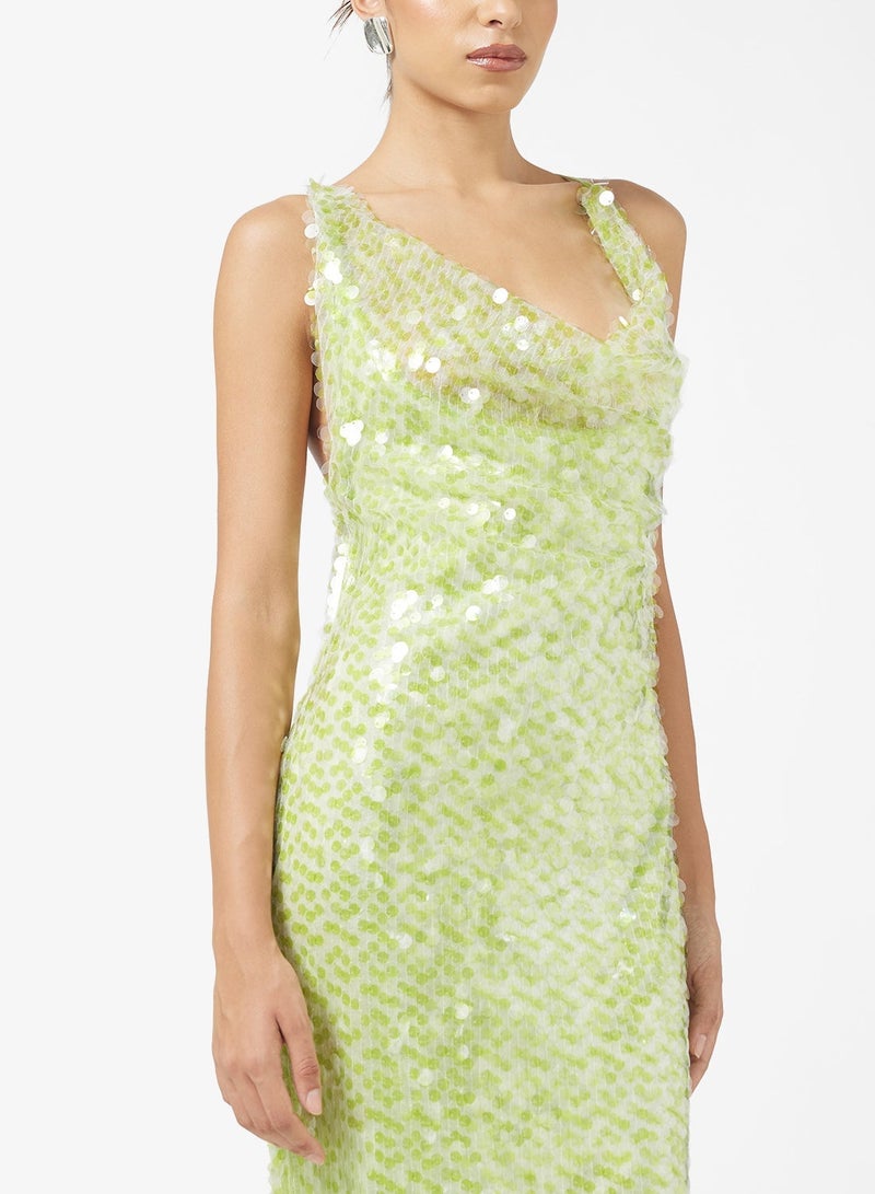 جينجر فستان حورية البحر مزين بالترتر - Image 5