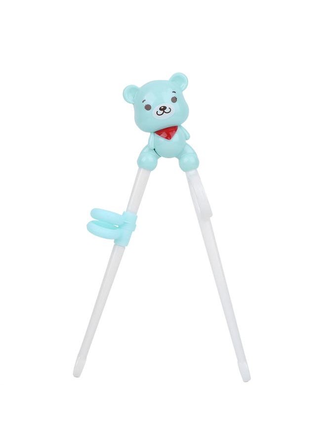 xozgdovg - Children Cute Cartoon Learning Chopsticks Baby Kid Training Chopsticks Tableware ToolGreen - Image 1