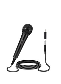 Handheld Wired Microphone, Karaoke Microphone, Vocal Dynamic Mic for Speaker, Cardioid Dynamic Vocal Mic with 13ft Cable and ON/Off Switch, Suited for Amp, Mixer