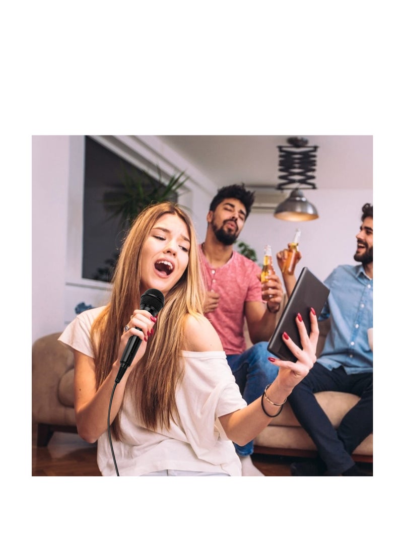 Generic - Handheld Wired Microphone, Karaoke Microphone, Vocal Dynamic Mic for Speaker, Cardioid Dynamic Vocal Mic with 13ft Cable and ON/Off Switch, Suited for Amp, Mixer - Image 1