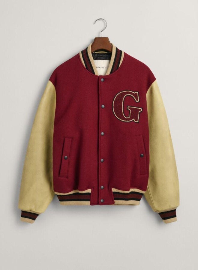 Gant Padded Mix Varsity Jacket