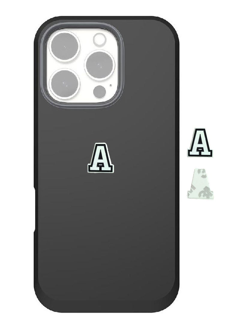 3D Alphabet A Hard Self Adhesive Sticker for Mobile Laptop or Any Smooth Surface - Image 1