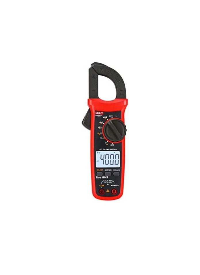 UNI-T - Uni-T Digital Clamp Meter Ut201+ Ac Dc Current Amperimetro Tester Clamp Multimeter Resistance Frequency Tester - Image 1