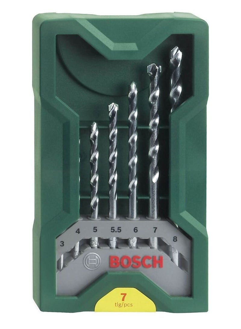 Bosch Power Tool Acc Set X-Line Masonry Drill Bits 7Pcs