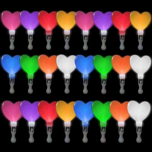 M.best Mbest 24pack Glow Sticks Party Supplies Glow in The Dark Party Favors for Kids and AdultsLED Light up Party Gifts for Halloween Weddings Dances Birthdays Concerts - Image 5
