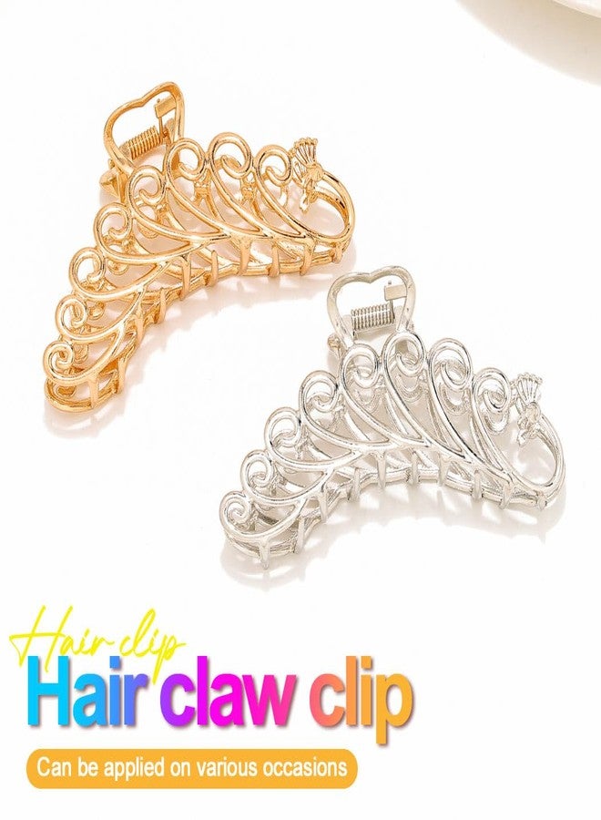 CAKURE Hair Claw Clips Metal Gold Hair Clips Fancy Claws Hair Accessories for Women - Image 2