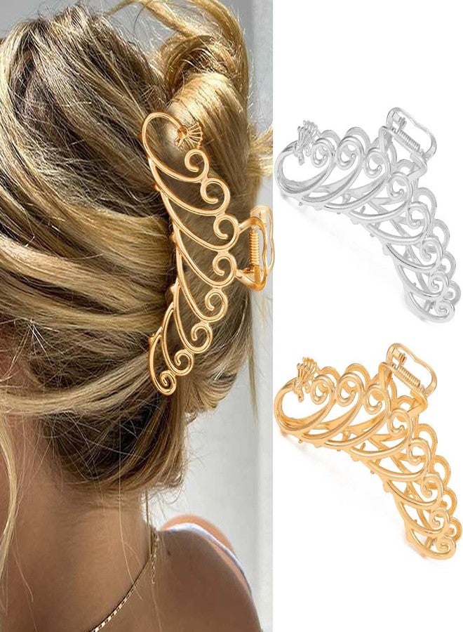 CAKURE Hair Claw Clips Metal Gold Hair Clips Fancy Claws Hair Accessories for Women - Image 1