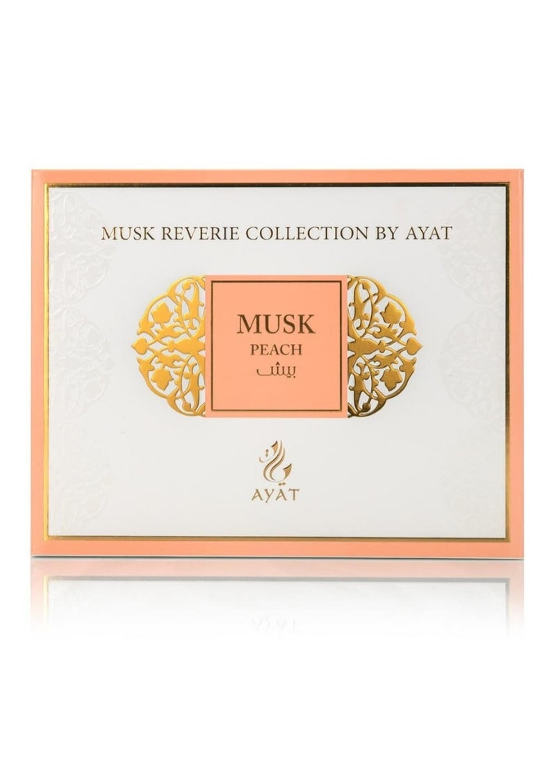 Ayat Perfumes Musk Peach Gift Set – Peach, White Musk & Floral – Long Lasting Unisex Arabian Perfume Set - Image 5