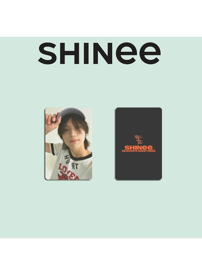 NIBEMINENT 4 Pcs Kpop SHINee - Taemin SEASON'S GREETINGS Lomo Cards Card For Fans Collection Gifts - Image 2