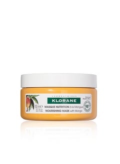 Klorane Klorane Nourishing 2-in-1 Mask with Mango, Deep Conditioning and Overnight Treatment for Dry Hair, Paraben, Silicone and Sulfate Free, Biodegradable, Vegan, 5 fl.oz. 