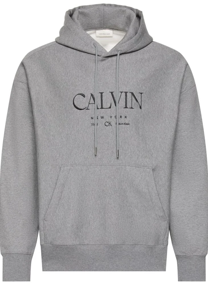 CALVIN KLEIN  Graphic Pullover Hoodie for Men | Best Price UAE
