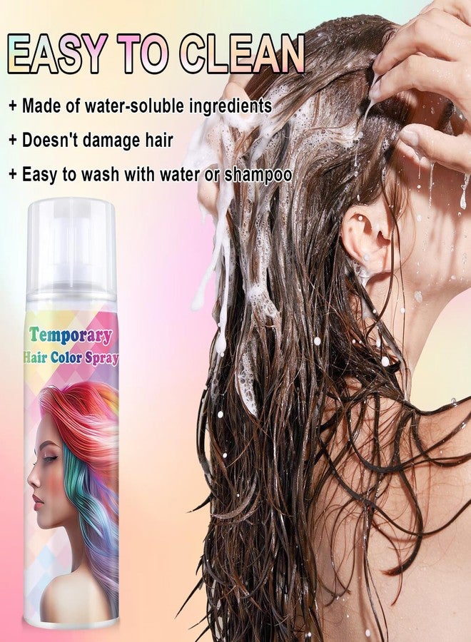 Scarman Temporary Hair Color Spray for Women and Kids, Natural Washable Gray Hair Dye Pomades, One-time Use Hair Color Wax, Disposable Natural Hair Strong Style for Christmas Party,Hollowen,Cosplay (Gray) - Image 5