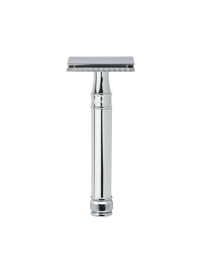 Edwin Jagger - Edwin Jagger DE89BL Chrome Reusable Classic Double Edge Safety Razor for Men - Image 1