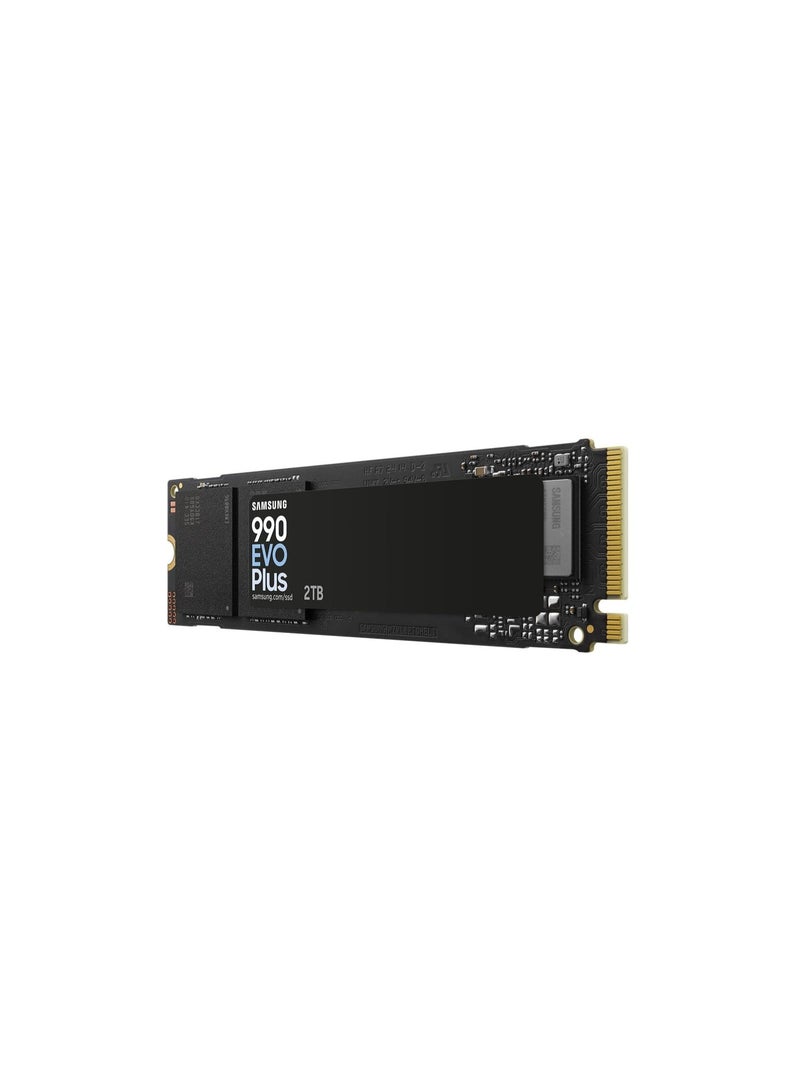 sam SAMSUNG 990 EVO Plus Internal SSD, 2TB Capacity, PCIe Gen 4.0 x4 / 5.0 x2 NVMe 2.0 Interface, Up to 7,250 MB/s Read & 6,300 MB/s Write Support, V-NAND TLC | MZ-V9S2T0BW - Image 1