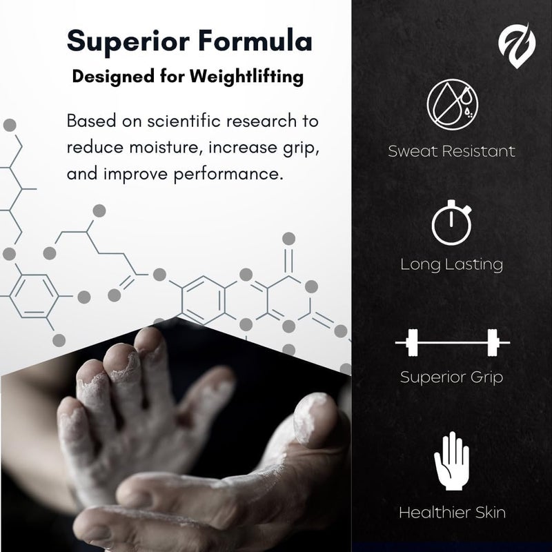 EVMT Brands Liquid Chalk, Mess Free Gym Chalk for Weightlifting, Gymnastics, Rock Climbing, Dancing, and Lifting. Sweat Resistant and Long Lasting for Stronger Hand Grip. Package May Vary. - Image 2